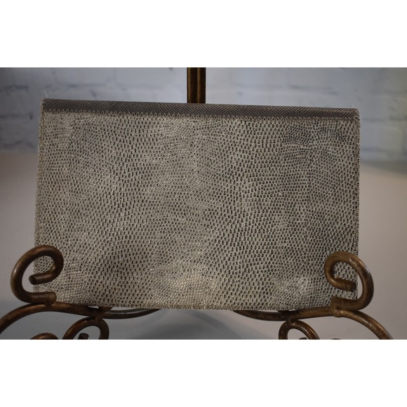 Vintage Furst & Mooney exotic leather patchwork envelope Clutch 10"x6.5" - Picture 2 of 11